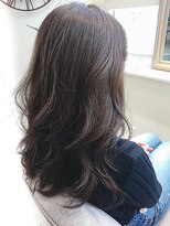 イルヘアーガーデン(illu hair GARDEN) ロングレイヤー×カーキブルー