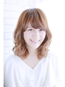 髪匠 雅 ミヤビ(MIYABI) ゆるふわミディアムヘアースタイル