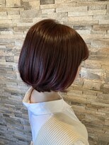 デュアリテ(dualite)&nbsp;『 ナチュラルボブ × バイオレットカラー 』　小顔ヘアー ☆