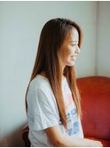 ナチュラルロングストレート