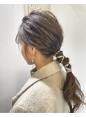 記念日に♪簡単ヘアアレンジ☆ローポニー☆