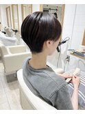 暗髪ハンサムショート☆