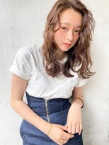 アルテ(ARTE)&nbsp;【ARTE表参道/青山】顔まわりレイヤーセミロング×透明感カラー