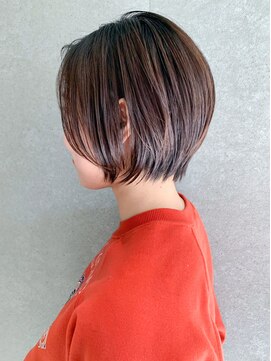 アイティーバイアルバム 松戸店(IT by ALBUM) ショートボブ_マチルダボブピンクベージュインナー_ba378792