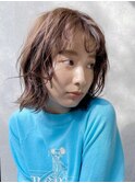 大人かわいいくびれヘア♪カールスタイリングのこなれミディ