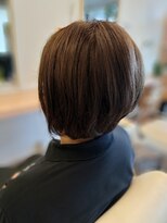 ヘアヌーダ&nbsp;ショートボブ、髪質改善、白髪ぼかし、キッズカット、カット