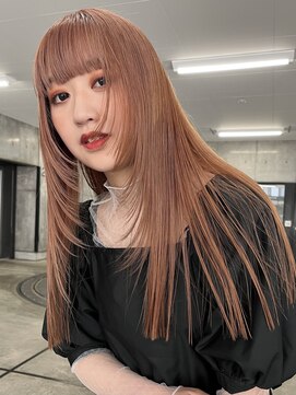 カルテ(QUARTE) まろやかピンクベージュ × 顔まわりレイヤー