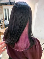 アールプラスヘアサロン(ar+ hair salon) インナーピンクカラー