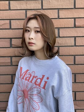 ニューヨーク 桂川店(NEWYORK) 大人可愛い20代30代40代50台小顔ウルフレイヤーボブ外はねボブ