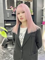 チュダック(ChuDuck)&nbsp;韓国風《ペールピンク》ハイトーン/ケアブリーチ/ダブルカラー