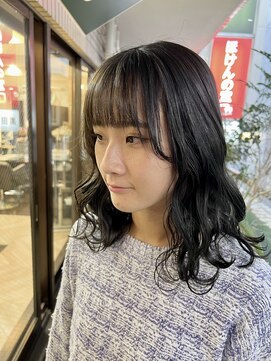 キャラ 池袋本店(CHARA) 大人っぽいインナーカラー【グレージュ】