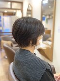 30代40代50代/大人ナチュラルレイヤー/ショートボブ/美髪艶髪