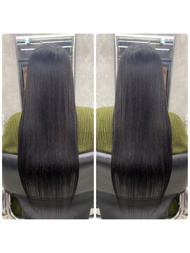 プリンシペ(PRINCIPE) ブリーチ縮毛矯正カラー超音波トリートメント（カラーver）