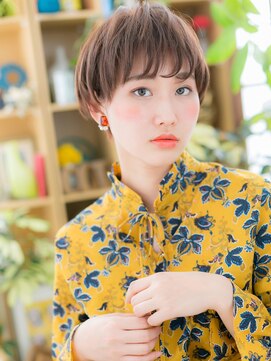 カバーヘア ブリス 戸田公園西口店(COVER HAIR bliss) 外国人風大人ハイライトマッシュショートc6戸田公園20代30代40代