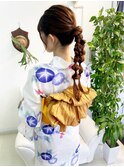 浴衣ヘア