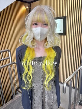 セレーネ ヘアー(Selene hair) ホワイトイエロー