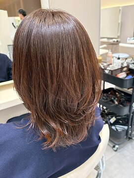 コルソ バイ ケーツー(CORSO by k-two) ミディアムレイヤー/ミルクティーアッシュベージュ