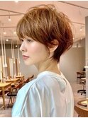 ショートカット/ゆるふわスタイリング
