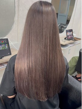 アミーゴ(AMIGO) ダブルカラー×ピンクグレージュ