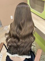 イオエ 西梅田(ioe)&nbsp;ブリーチなしカラー/髪質改善/ミルクティーベージュ/小顔ヘア