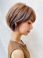 ビューブルー 亀戸錦糸町(VIEW BLUE)&nbsp;暗めカラーグランマッシュショートボブ　白髪染め