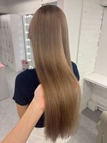 ベレーザ 渋谷神南(Beleza)&nbsp;16086ブリーチ＆ダブルカラーオリーブグレーナチュラルブラウン