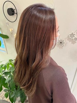 ムーン(moon) ミディアムヘア/デザインカラー/フェイスフレーミング/武蔵小杉