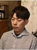 大人微分けアップバング【メンズカット/倉敷/中島】