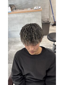 ツイストスパイラル×ホワイトメッシュ