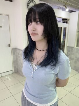 インナーカラー×ブルーバイオレット