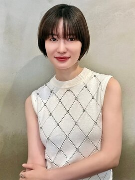 メゾンドムニ 恵比寿(Maison de MUNi) 大人前髪ありショート20代30代40代