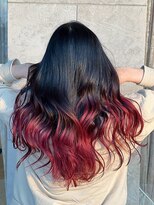 ライン(LYNE) デザインカラー/エンドカラー/オレンジレッド