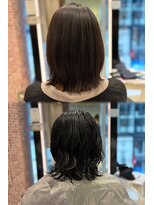 パーマ落としラボ アピッシュ 銀座(apish)&nbsp;メンテナンスカット同時施術で"自然にまとまる"パーマ落とし