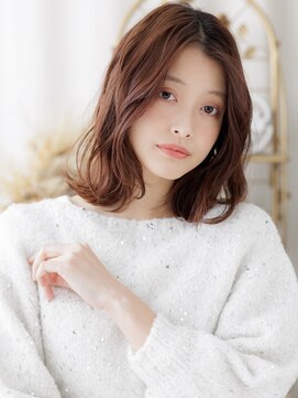 カバーヘア ブリス 志木南口駅前店(COVER HAIR bliss) 抜け感エアリーパーマブリーチなしレイヤーボブディa志木30代