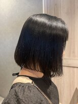 アプローズヘアー 西院店(Applause hair...)&nbsp;内巻きbobとブルーブラック