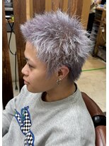 サラ HAIR&MAKE SALA 相模大塚店&nbsp;スパイキーショート　メンズハイトーン