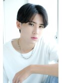 ツーブロックサーフカールテーパーフェードアクティブショート