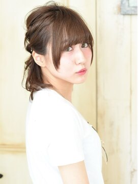 オーブ ヘアー シュマン 川口店(AUBE HAIR chemin by EEM) 編み込みでおしゃれに☆ゆるふわハーフアップ