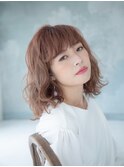 透け感たっぷりピンクベージュ【相模大野】