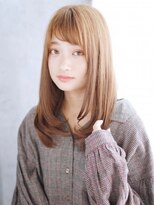 ヘアメイク ナル(hair make nalu)&nbsp;ショートバングの内巻きワンカールスタイル