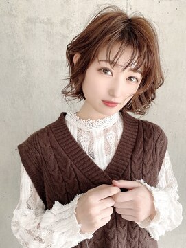 アール ヘアー デザイン(r hair design) 【r hair design】小顔ふんわりボブ
