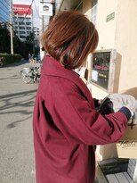 フロート 小阪店(float)&nbsp;チェリーレッド_毛先パーマ ことりベージュ