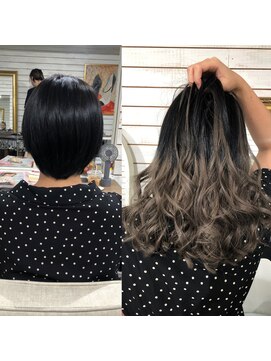 ビーヘアサロン(Beee hair salon) シールエクステグラデーション