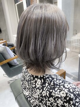 デイズ(days) 大人可愛いウルフボブヘアカット☆ブリーチアッシュカラー DAYS