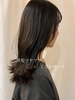 スイート ヘアデザイン(Suite HAIR DESIGN)&nbsp;【suite】黒髪ツヤツヤ×くびれ外ハネ