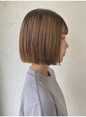 切りっぱなしボブ