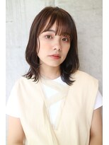 ダヴィン 中目黒(DaVin)&nbsp;【DaVin中目黒】大人可愛いミディアム　シースルーバング