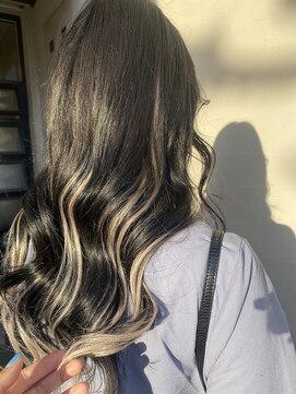 ビーヘアー(BE hair) プルエクステ×バレイヤージュ