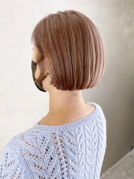 アルバム 銀座(ALBUM GINZA) ピンクベージュ_ミニウルフテラコッタくすみブルー_ba357441