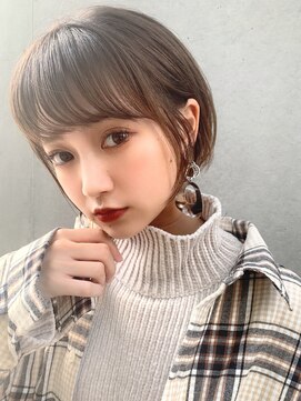 サンド 表参道(sand) ショコラベージュショートボブ